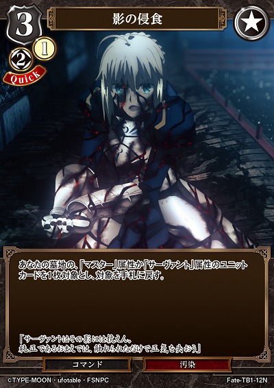 影の侵食 【Fate/TB1/12N】